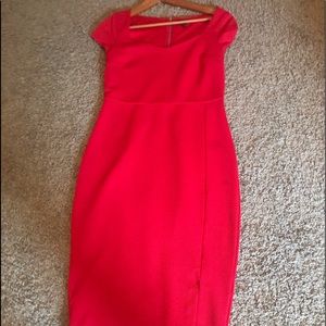 Red dress